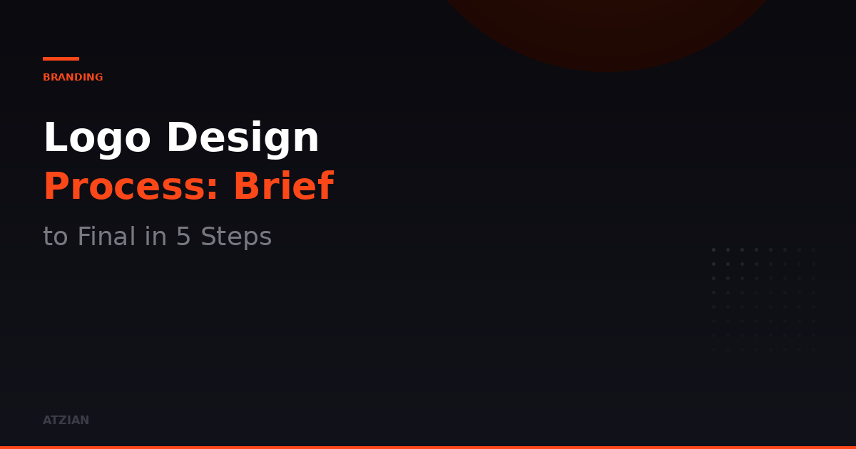 Logo Design Process: Brief to Final in 5 Steps